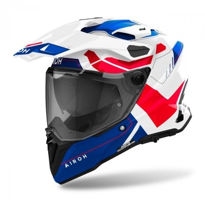 KASK AIROH COMMANDER 2 REVEAL BLUE/RED GLOSS XXL