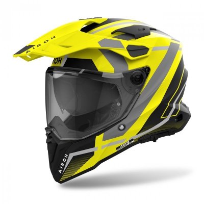 KASK AIROH COMMANDER 2 MAVICK YELLOW MATT XL