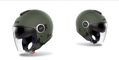 KASK AIROH HELYOS COLOR MILITARY GREEN MATT L