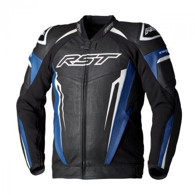 KURTKA SKÓRZANA RST TRACTECH EVO 5 BLUE/BLACK/WHITE L (3437)
