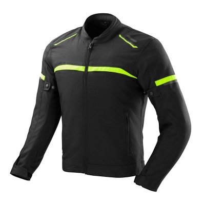 KURTKA TEKSTYLNA OZONE NEO BLACK/FLO YELLOW XL