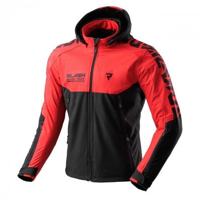 KURTKA TEKSTYLNA REBELHORN SLASH SPIDER BLACK/RED SOFTSHELL 4XL