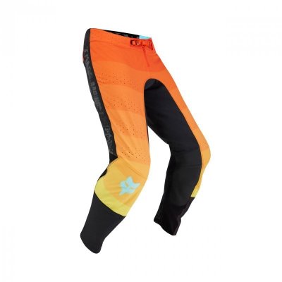 SPODNIE FOX FLEXAIR GRID BLACK/ORANGE 34