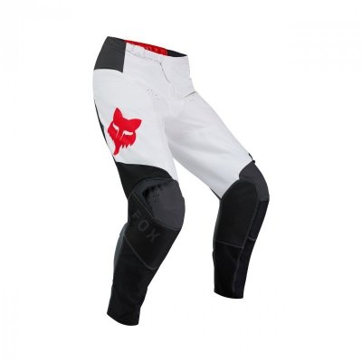 SPODNIE FOX 180 FLOW WHITE/RED 34