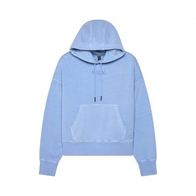 BLUZA Z KAPTUREM FOX LADY WORDMARK OVERSIZED CASHMERE BLUE L
