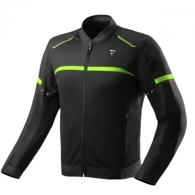 KURTKA TEKSTYLNA REBELHORN ECHO BLACK/FLUO YELLOW 4XL