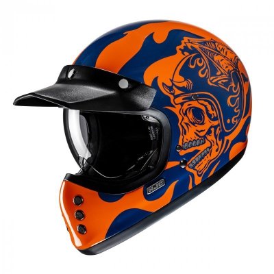 KASK HJC V60 FLAME BLACK/RED L