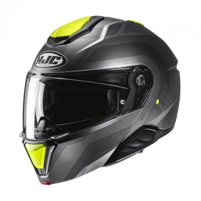 KASK HJC I91 ARVEN GREY/YELLOW L