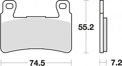 TRW klocki hamulcowe przód Honda CBR 600  RR (03-04)