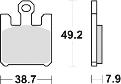 Delta Braking klocki hamulcowe przód Kawasaki ZX-12R 1200 B Ninja 04-06