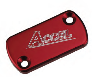 Accel przednia pokrywa pompy hamulcowej - Honda CR 80 (86-02) - czerwony