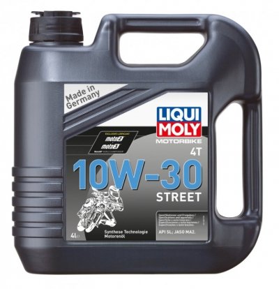 LIQUI MOLY Olej silnikowy półsyntetyczny do motocykli 10W30 Street 4T 4 litry