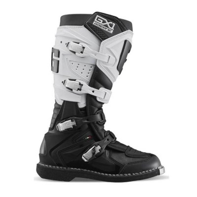 Buty motocyklowe GAERNE GX-1 CROSS/ ENDURO białe/ czarne