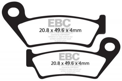 CFA242HH - Klocki hamulcowe rowerowe (spiekane) EBC Brakes