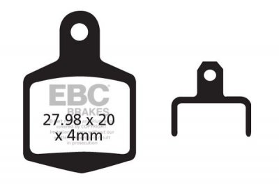 CFA289/4HH - Klocki hamulcowe rowerowe (spiekane) EBC Brakes
