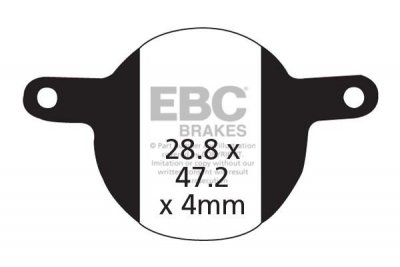 CFA331HH - Klocki hamulcowe rowerowe (spiekane) EBC Brakes