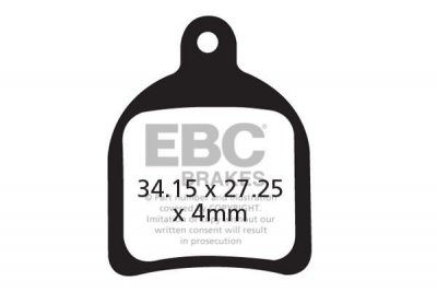 CFA422 - Klocki hamulcowe rowerowe (organiczne) EBC Brakes