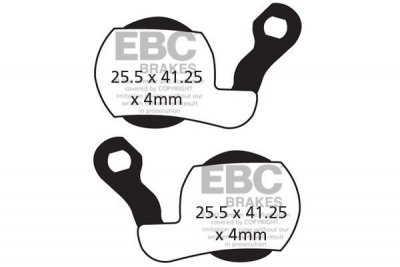CFA449R - Klocki hamulcowe rowerowe (organiczne wyczynowe) EBC Brakes