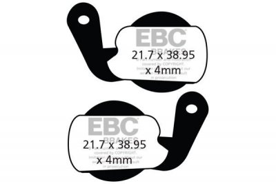 CFA451HH - Klocki hamulcowe rowerowe (spiekane) EBC Brakes