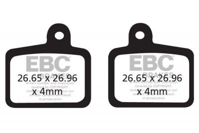 CFA466R - Klocki hamulcowe rowerowe (organiczne wyczynowe) EBC Brakes