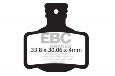 CFA619R - Klocki hamulcowe rowerowe (organiczne wyczynowe) EBC Brakes