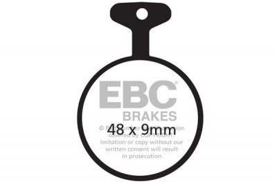 Klocki hamulcowe EBC FA011 (kpl. na 1 tarcze)
