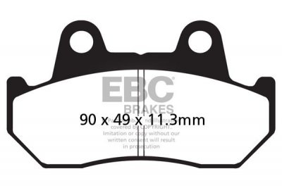 Klocki hamulcowe EBC FA069/3V V-PAD (kpl. na 1 tarcze)