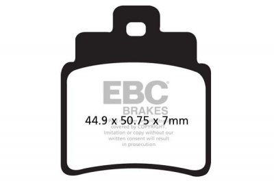 Klocki hamulcowe EBC SFA355/4HH skuterowe (kpl. na 1 tarcze)