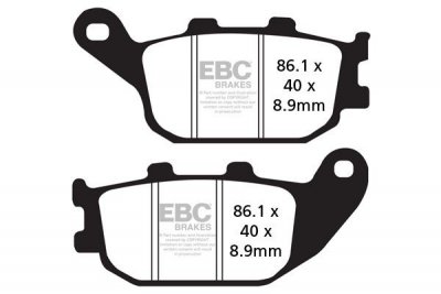 Klocki hamulcowe EBC SFA358 skuterowe (kpl. na 1 tarcze)