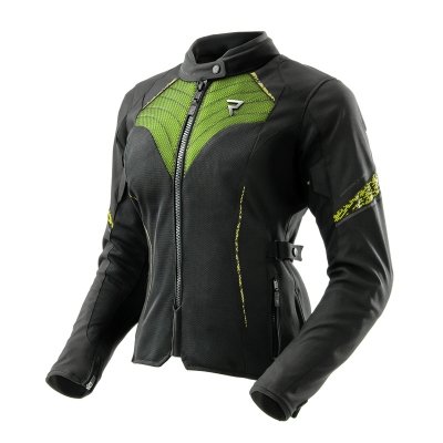 KURTKA TEKSTYLNA REBELHORN JAX LADY BLACK/FLUO YELLOW D3XL