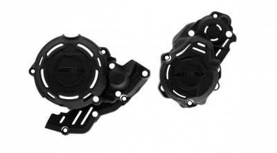 ACERBIS OSŁONY SILNIKA (OSŁONA POKRYWY / DEKLA SPRZĘGŁA I ALTERNATORA) X-POWER GAS-GAS EC-F 250 / 350 '24-'25, HUSQVARNA FE 250 / 350 '24-'25, KTM EXC-F 250 / 350 '24-'25, XW-F 350 '24-'25 KOLOR CZARNY
