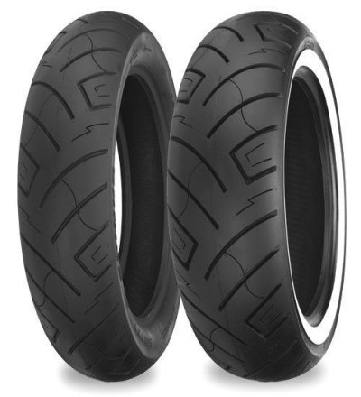 SHINKO OPONA 130/90B16 777 73H TL REINF WW TYŁ BIAŁY BOK (SZEROKI PAS) DOT 01/2025