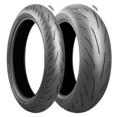BRIDGESTONE KOMPLET OPON (16611/24) 120/70ZR17 BATTLAX S22 (58W) TL PRZÓD DOT 2024 + (16616/24) 200/55ZR17 BATTLAX S22 (78W) TL 