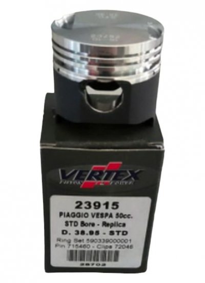 VERTEX TŁOK PIAGGIO VESPA LIBERTY 50, ZIP 50, APRILIA SCARABEO 50 (4T) (40,35MM) (+1,40MM)