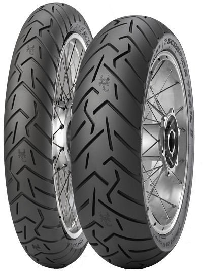 PIRELLI KOMPLET OPON (4329100/24) 120/70ZR19 SCORPION TRAIL II (U) 60W M/C TL PRZÓD DOT 2024 + (4013700/24) 170/60ZR17 SCORPION 