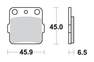 SBS PROMOCJA KLOCKI HAMULCOWE KH84/3 OFF-ROAD SINTER KOLOR ZŁOTY