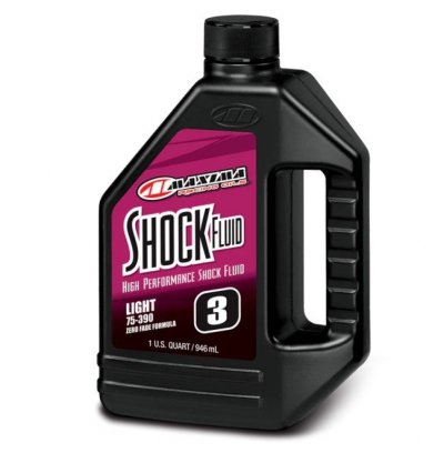 MAXIMA RACING OILS OLEJ DO CENTRALNEGO AMORTYZATORA RACING SHOCK FLUID LIGHT 75/390 3WT 946 ML (1 LITR) (12) (AKC)