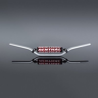 RENTHAL KIEROWNICA 7/8 CALA (22MM) ATV HANDLEBAR SILVER YAMAHA YFM 660 RAPTOR PADDED KOLOR SREBRNY Z GĄBKĄ