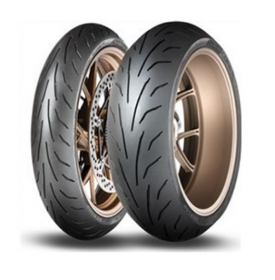 DUNLOP KOMPLET OPON (637484/24) 120/70ZR17 SPMAX QUALIFIER CORE (58W) TL PRZÓD DOT 2024 + (637485/24) 180/55ZR17 SPMAX QUALIFIER