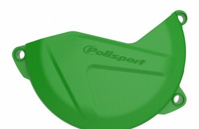 POLISPORT OSŁONA POKRYWY (DEKLA) SPRZĘGŁA KAWASAKI KXF 450 06-15 KOLOR ZIELONY