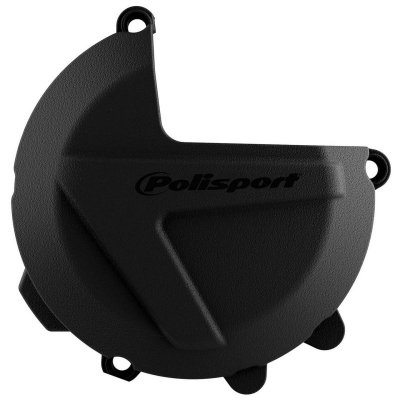 POLISPORT OSŁONA POKRYWY (DEKLA) SPRZĘGŁA KTM XCF/SXF 250/350 16-19 EXC-F/XCFW 250/350 17-19; HUSQVARNA FE 250/350 19-22 CZARNY