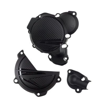 POLISPORT ZESTAW OSŁONA POKRYWY (DEKLA) ALTERNATORA ORAZ OSŁONA POKRYWY SPRZĘGŁA I OSŁONY POMPY WODY KTM SX/XC 250/300 23-25; HU
