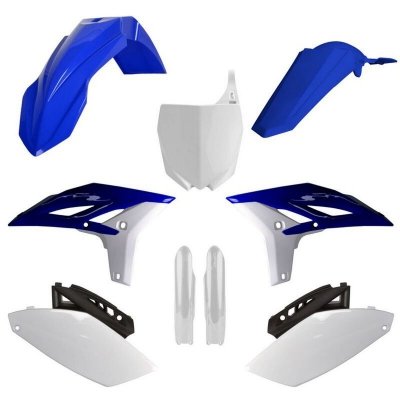 POLISPORT KOMPLET PLASTIKÓW (FULL KIT) YAMAHA YZ 250F 10-13 W ZESTAWIE TABLICA PRZEDNIA (8678400001) I OSŁONY AMORTYZARORÓW (835