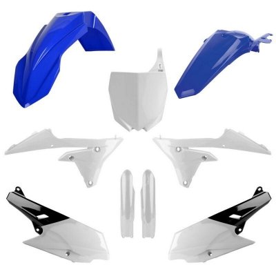 POLISPORT KOMPLET PLASTIKÓW (FULL KIT) YAMAHA YZ 250F 14-18; YZ 450F 14-17 W ZESTAWIE TABLICA PRZEDNIA (8678400001) I OSŁONY AMO
