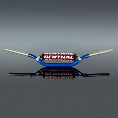 RENTHAL KIEROWNICA 1,1/8 CALA (28,6MM) MX TWINWALL 994 HANDLEBAR BLUE KTM HIGH PADDED KOLOR NIEBIESKI Z GĄBKĄ