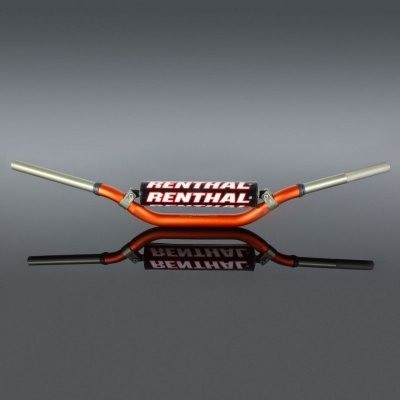 RENTHAL KIEROWNICA 1,1/8 CALA (28,6MM) MX TWINWALL 994 HANDLEBAR ORANGE KTM HIGH PADDED KOLOR POMARAŃCZOWY Z GĄBKĄ