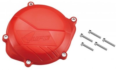 UFO OSŁONA POKRYWY SPRZĘGŁA HONDA CRF 450 09-16 KOLOR CZERWONY