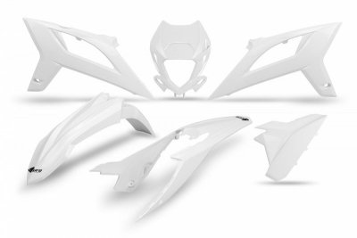 UFO KOMPLET PLASTIKÓW BETA RR 125 / 250 / 300 / 350 / 400 / 450 20-22 KOLOR BIAŁY