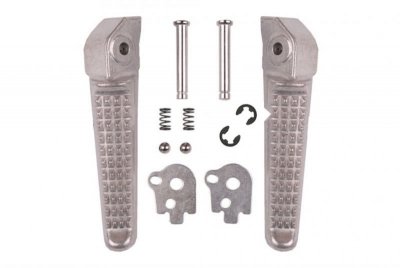 BIKETEC PARTS ZESTAW PODNÓŻKÓW (PODNÓŻKI) PASAŻERA KOMPLETNY Z MOCOWANIAMI HONDA CB 400 93-98, CBR 250 87-97, CBR 900 93-99, CBR