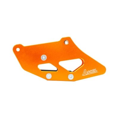 ACCEL PROWADNICA ŁAŃCUCHA KPL. KTM SX/ SX-F / XC / XC-F 23-25, HUSQVARNA TC / TX / FC / FX 23-25, (OEM: A4600407000) KOLOR POMAR